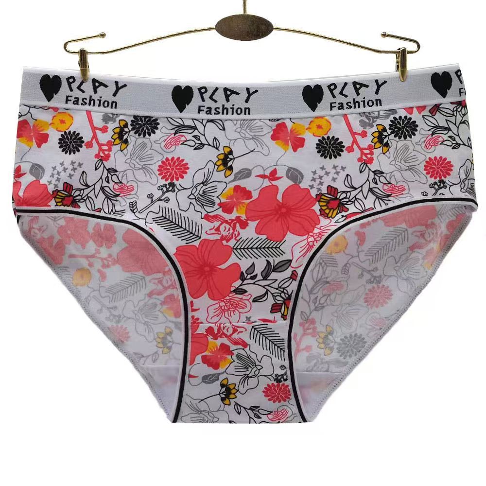 Women's Sexy Cotton Printed Cute Panties