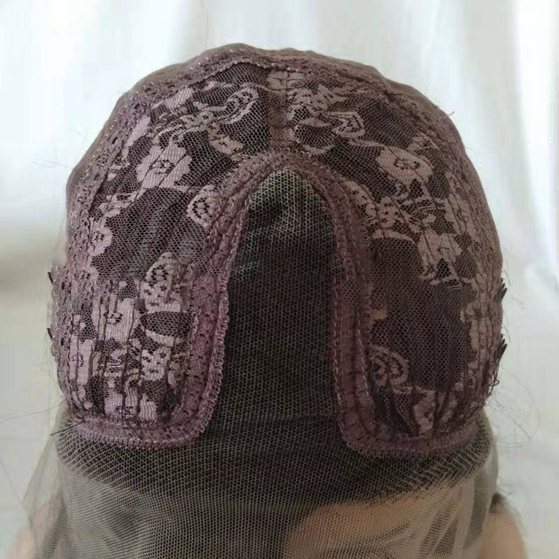 Wig European And American Wig Black Short Straight Hair Front Lace Chemical Fiber Ladies Headgear T Lace Spot Wig