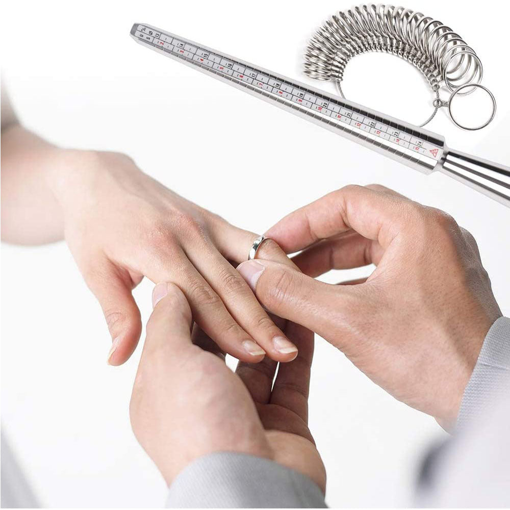 11 Piece Set Of Jewelry Tools Ring Ruler