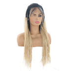 Wig Front Lace Chemical Fiber T Color Two-strand Braid Wig Set