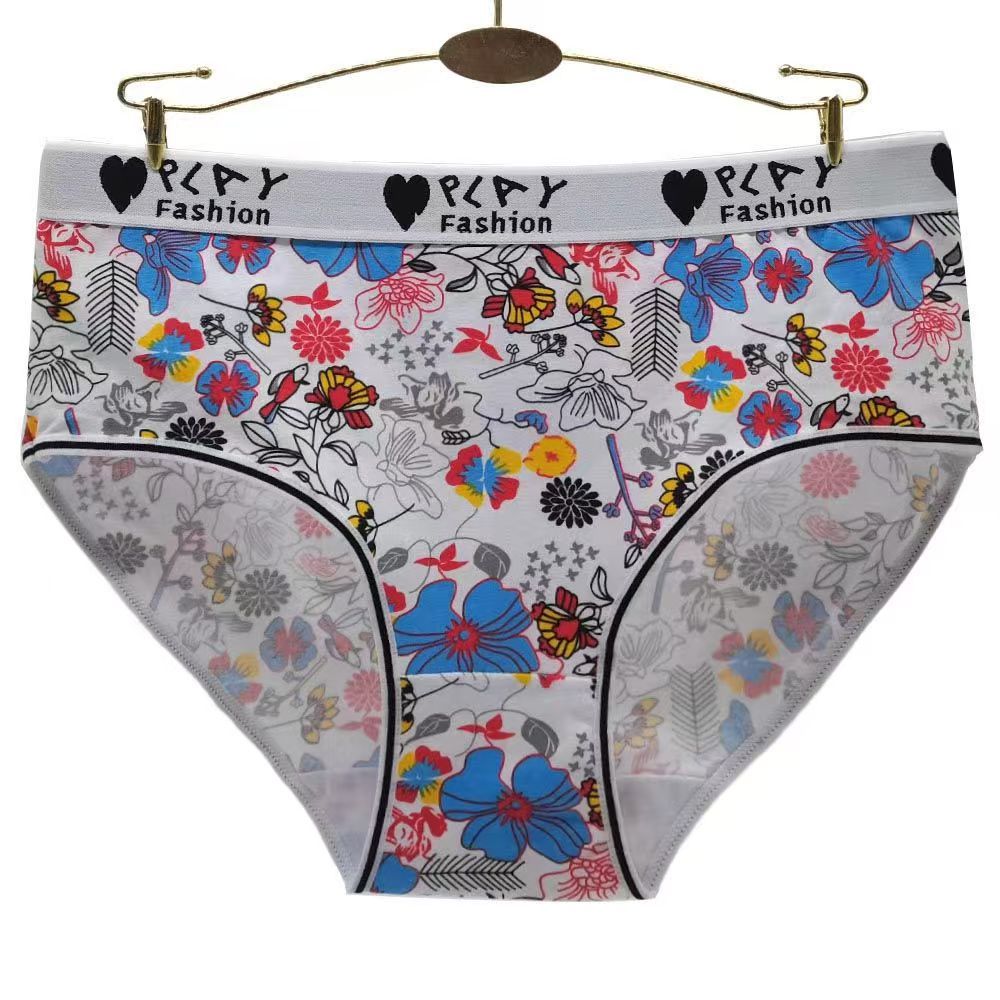 Women's Sexy Cotton Printed Cute Panties