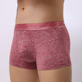 Boxer Shorts Mid Waist Trendy Young Men Boxer