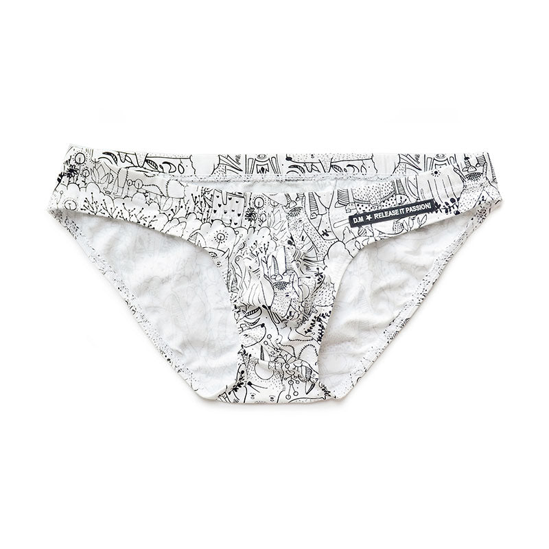 Cartoon triangle panties  low waist sexy