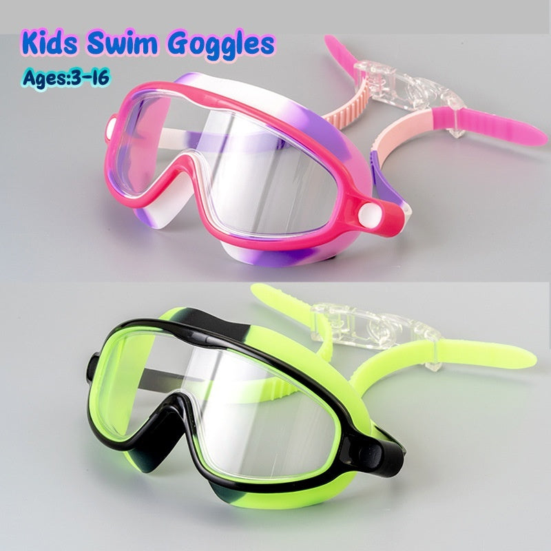 High-definition Large-frame Swimming Goggles For Children