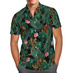 3D Digital Printed Shirt Personalized Patterns Printing Men's Casual Summer Short Sleeve Shirt