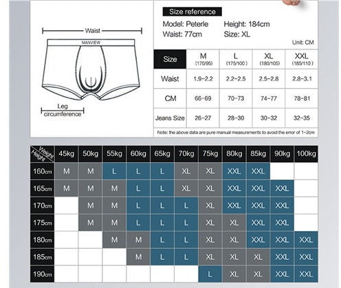 Transparent Mesh Sexy Boxer Men