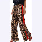 Casual Womens Trousers Same Style As Internet Celebrities Leopard Print