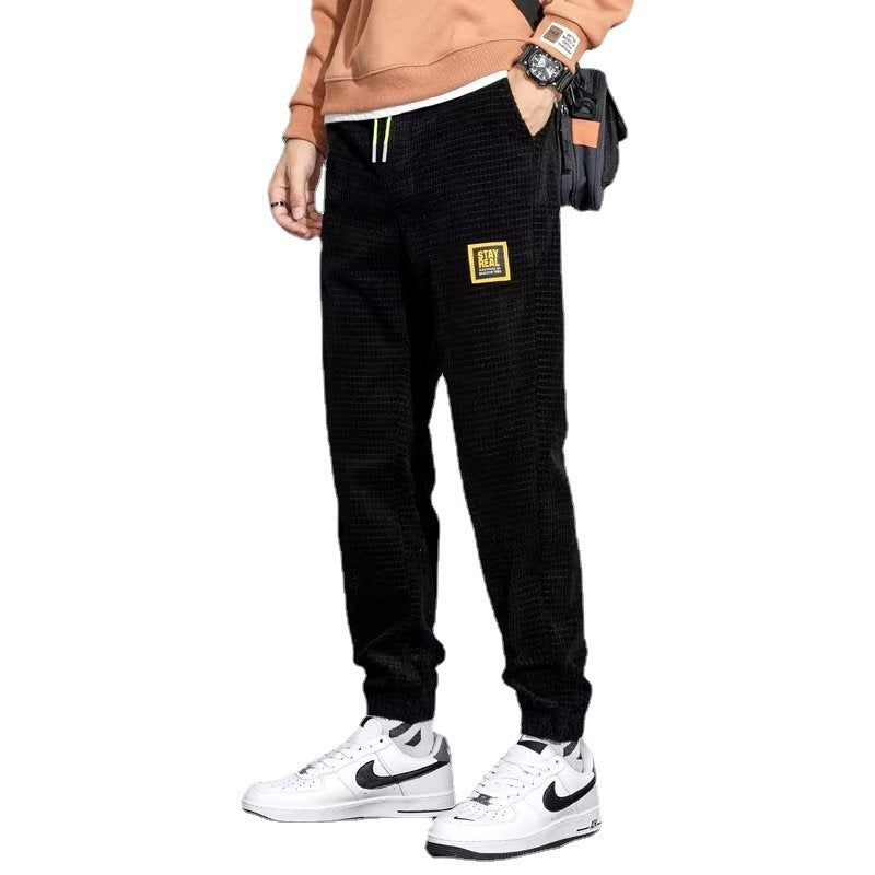 Corn Corduroy Casual Pants Men